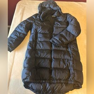 North face long puffer coat